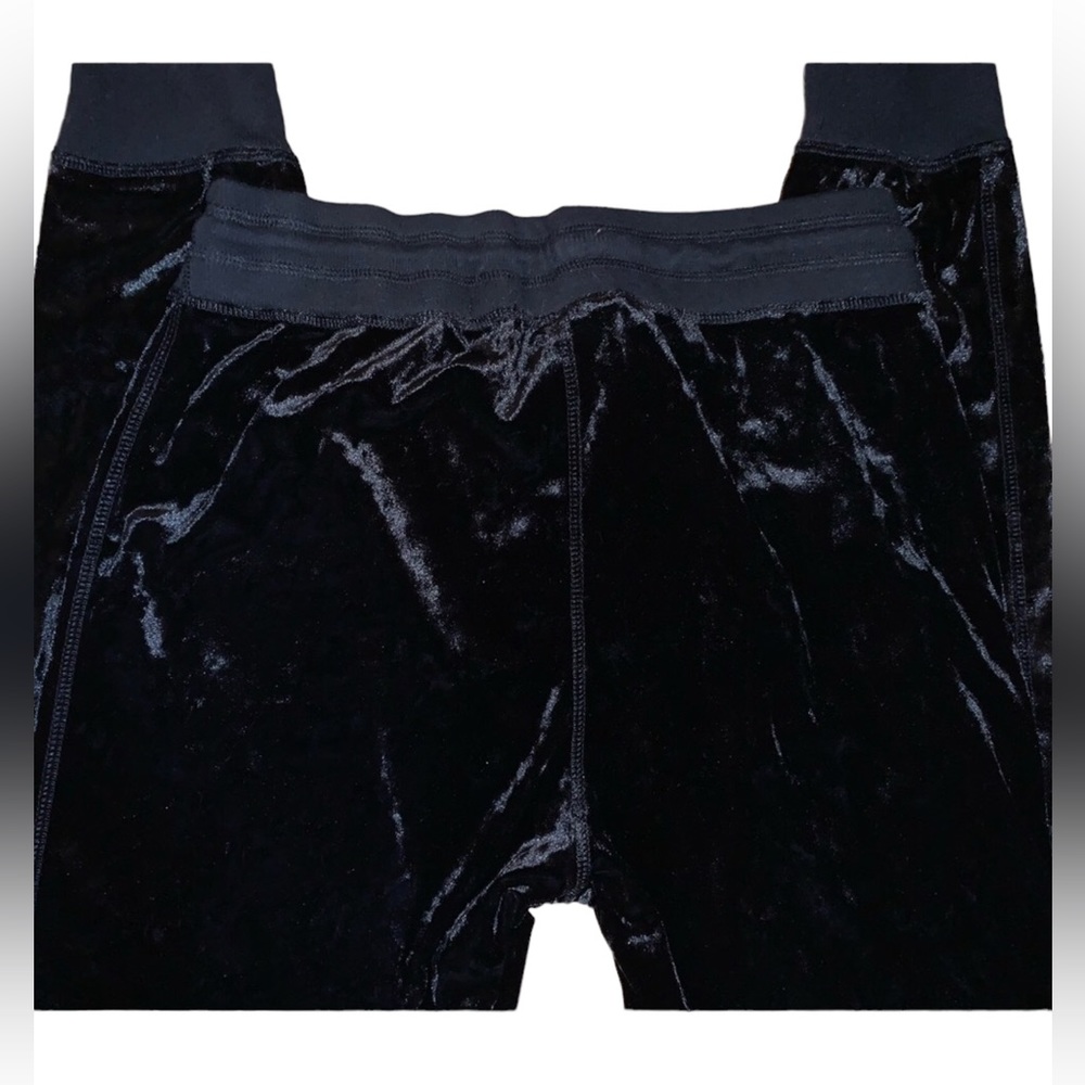 Crushed velvet Jogger pants by Betsey Johnson